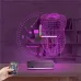 Smile Diş Doktoru Dentist İmplant Kişiye Özel Saatli 3D Lamba - Masa Gece Lambası
