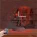 Smile Diş Doktoru Dentist İmplant Kişiye Özel Saatli 3D Lamba - Masa Gece Lambası