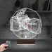 Fotoğraf Makinesi Fotoğrafçı Hediye Kişiye Özel Saatli 3D Lamba - Masa Gece Lambası