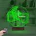 Fotoğraf Makinesi Fotoğrafçı Hediye Kişiye Özel Saatli 3D Lamba - Masa Gece Lambası