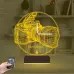 Fotoğraf Makinesi Fotoğrafçı Hediye Kişiye Özel Saatli 3D Lamba - Masa Gece Lambası