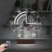 Mühendis Hediye Matematik Geometri Kişiye Özel Saatli 3D Lamba - Masa Gece Lambası