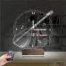 Saz Bağlama Nota Müzik Kişiye Özel Saatli 3D Lamba - Masa Gece Lambası