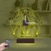 Balerin Bale Kişiye Özel Saatli 3D Lamba - Masa Gece Lambası