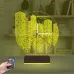 Emlak İnşaat Mühendis Tasarım Kişiye Özel Saatli 3D Lamba - Masa Gece Lambası