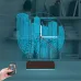 Emlak İnşaat Mühendis Tasarım Kişiye Özel Saatli 3D Lamba - Masa Gece Lambası