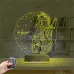 Adalet Kadın Hukuk Avukat Kişiye Özel 3D Lamba - Masa Gece Lambası