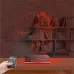 Adalet Kadın Hukuk Avukat Kişiye Özel 3D Lamba - Masa Gece Lambası