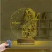 Adalet Kadın Hukuk Avukat Kişiye Özel 3D Lamba - Masa Gece Lambası