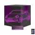 Beetle Vosvos Araba Kişiye Özel 3D Lamba - Masa Gece Lambası