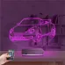 Beetle Vosvos Araba Kişiye Özel 3D Lamba - Masa Gece Lambası