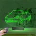 Beetle Vosvos Araba Kişiye Özel 3D Lamba - Masa Gece Lambası
