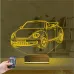 Beetle Vosvos Araba Kişiye Özel 3D Lamba - Masa Gece Lambası