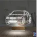Spor Araba Bmw Kişiye Özel 3D Lamba - Masa Gece Lambası
