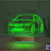 Spor Araba Bmw Kişiye Özel 3D Lamba - Masa Gece Lambası