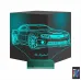 Spor Araba Camaro Kişiye Özel 3D Lamba - Masa Gece Lambası