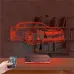 Spor Araba Camaro Kişiye Özel 3D Lamba - Masa Gece Lambası