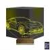 Spor Araba Ferrari Kişiye Özel 3D Lamba - Masa Gece Lambası