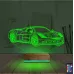 Spor Araba Chevrolet Kişiye Özel 3D Lamba - Masa Gece Lambası