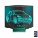 Jeep Phosche Cayanne Kişiye Özel 3D Lamba - Masa Gece Lambası