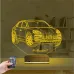 Jeep Phosche Cayanne Kişiye Özel 3D Lamba - Masa Gece Lambası