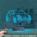 Jeep Phosche Cayanne Kişiye Özel 3D Lamba - Masa Gece Lambası