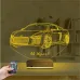 Spor Araba Audi Kişiye Özel 3D Lamba - Masa Gece Lambası