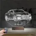 Spor Araba Audi Kişiye Özel 3D Lamba - Masa Gece Lambası