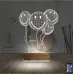 Balon Smile Doğum Günü Kişiye Özel 3D Lamba - Masa Gece Lambası
