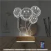 Balon Smile Doğum Günü Kişiye Özel 3D Lamba - Masa Gece Lambası