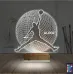 Basketbol Nba Jordan Kişiye Özel 3D Lamba - Masa Gece Lambası