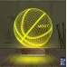 Basketbol Topu Kişiye Özel 3D Lamba - Masa Gece Lambası