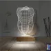 Diş Hekimi Hediye Kişiye Özel 3D Lamba - Masa Gece Lambası