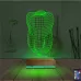 Diş Hekimi Hediye Kişiye Özel 3D Lamba - Masa Gece Lambası