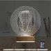 Diş Hekimi Hediye Kişiye Özel 3D Lamba - Masa Gece Lambası