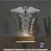 Doktor Tıp Logo Kişiye Özel 3D Lamba - Masa Gece Lambası
