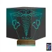 Doktor Tıp Logo Kişiye Özel 3D Lamba - Masa Gece Lambası