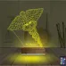 Doktor Tıp Logo Kişiye Özel 3D Lamba - Masa Gece Lambası