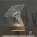Doktor Tıp Logo Kişiye Özel 3D Lamba - Masa Gece Lambası