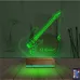 Elektro Gitar Müzik Kişiye Özel 3D Lamba - Masa Gece Lambası