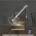 Elektro Gitar Müzik Kişiye Özel 3D Lamba - Masa Gece Lambası