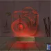 Fotoğraf Makinesi Fotoğrafçı Kişiye Özel 3D Lamba - Masa Gece Lambası
