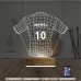 Futbol Forma Taraftar Kişiye Özel 3D Lamba - Masa Gece Lambası