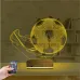 Futbol Topu Krampon Futbolcu Kişiye Özel 3D Lamba - Masa Gece Lambası