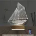 Gemi Kaptan Kişiye Özel 3D Lamba - Masa Gece Lambası
