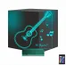 Klasik Gitar Müzik Nota Kişiye Özel 3D Lamba - Masa Gece Lambası