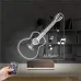 Klasik Gitar Müzik Nota Kişiye Özel 3D Lamba - Masa Gece Lambası