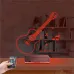 Klasik Gitar Müzik Nota Kişiye Özel 3D Lamba - Masa Gece Lambası