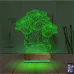 Sevgiliye Gül Kişiye Özel 3D Lamba - Masa Gece Lambası