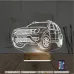 Araba Jeep Duster Kişiye Özel 3D Lamba - Masa Gece Lambası